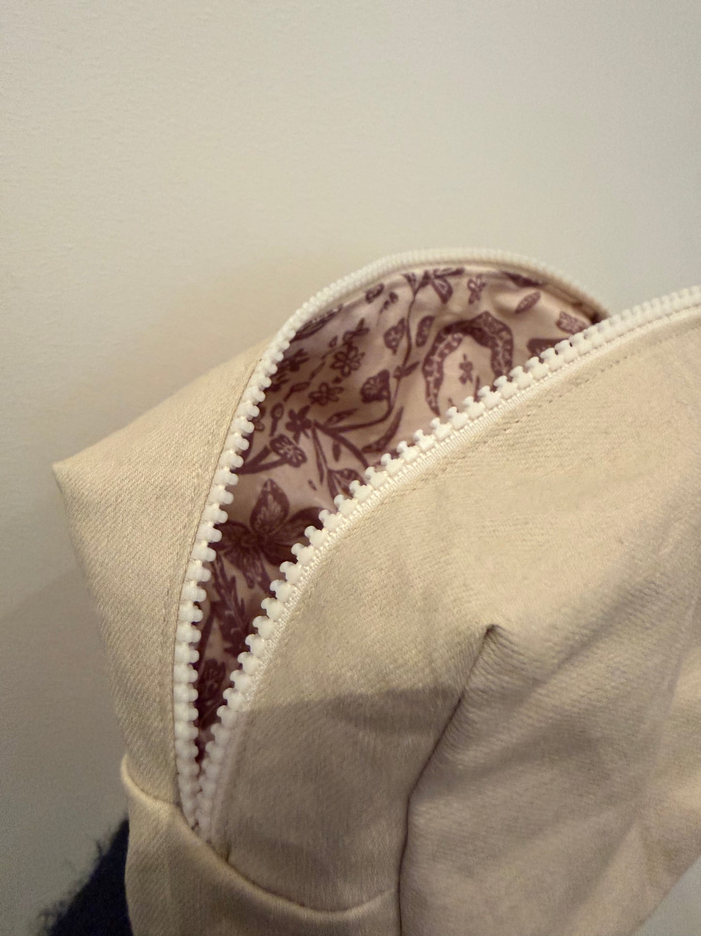 Trousse maquillage/ Makeup bag- Beige