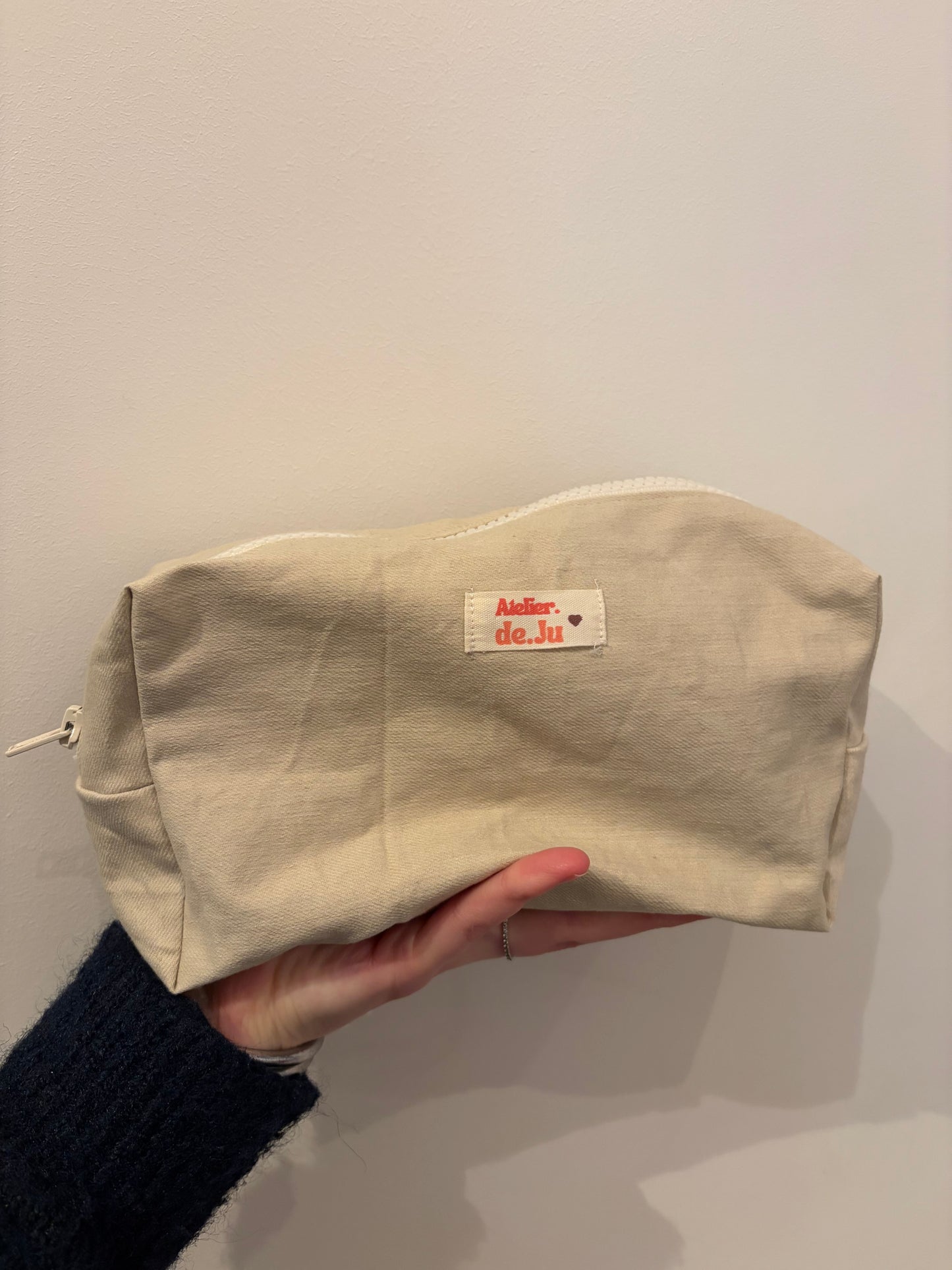 Trousse maquillage/ Makeup bag- Beige